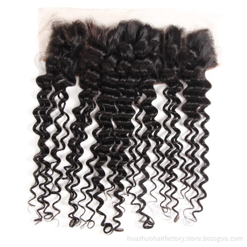 Huashuo Hair 50% Off Cheap Prices XuChang Hair Products Factory,Human Deep Wet and Wavy Wholesale Virgin Hair With Frontals